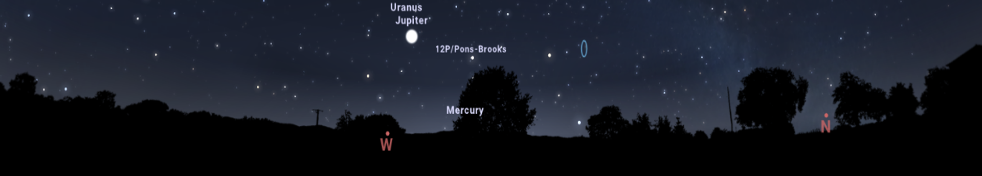 Hamarosan Hamal háromszöge hódítja meg az éjszakát: a 12P/Pons-Brooks üstökös utolsó márciusi láthatósága