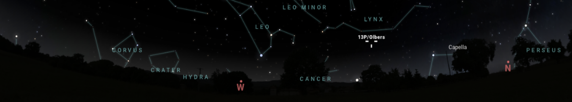 Üstökös üdvözlet: megint megmutatja magát a 13P/Olbers!