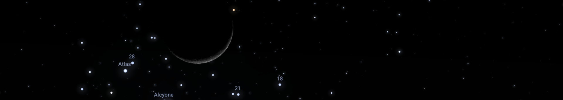 A Hold, a Vénusz és a Fiastyúk: együttállások és fedések tömkelege április közepén