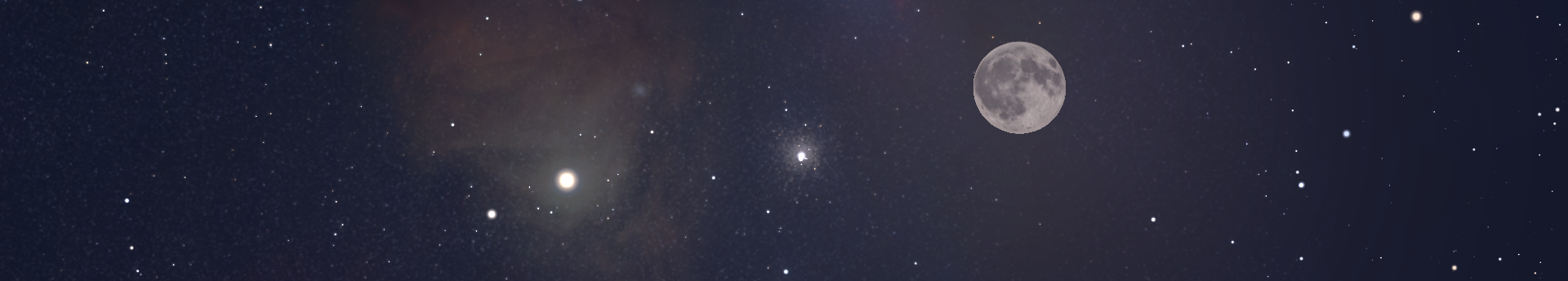 A telehold az Antaresszel vetekszik, majd beleharap egy gömbhalmazba