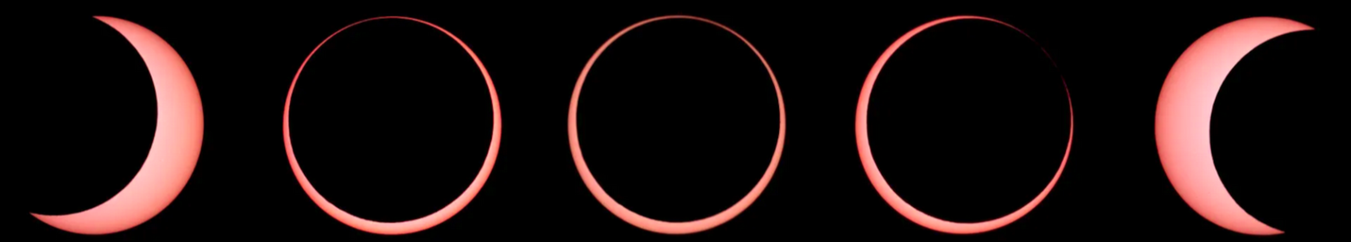 Gyűrűs napfogyatkozás Dél-Amerika felett