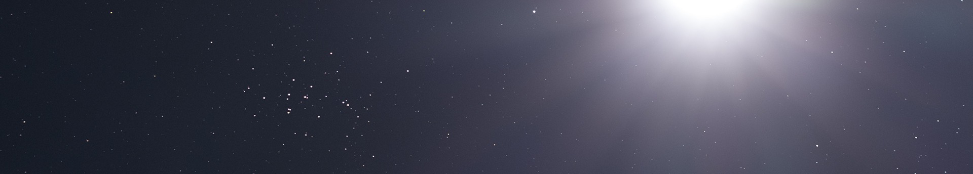 Égi kisérőnk a Méhkas-halmaz közelében