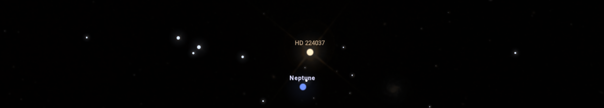 „Kettős” Neptunusz, avagy egy bolygó és egy hasonló fényességű csillag szoros együttállása