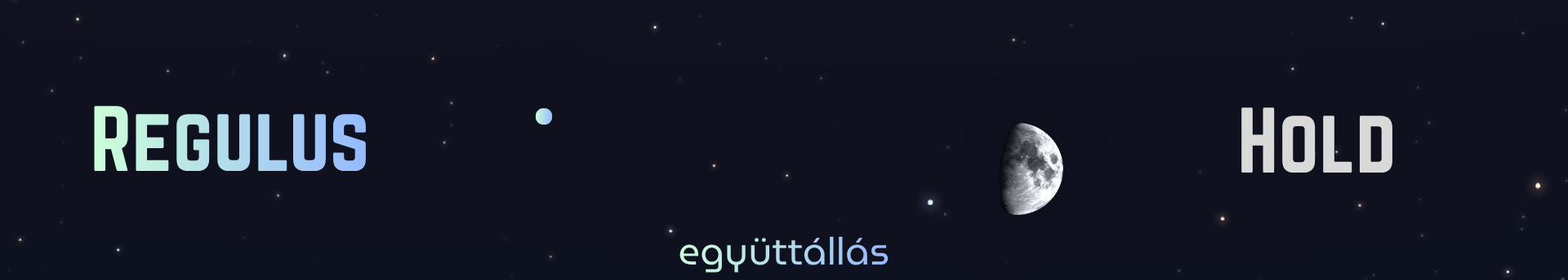 Fényes csillag a Hold mellett, akár szabad szemmel is látható