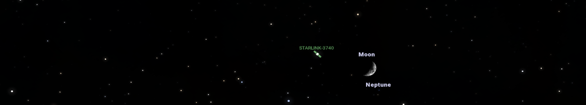 A Neptunusz és a Hold égi találjáka