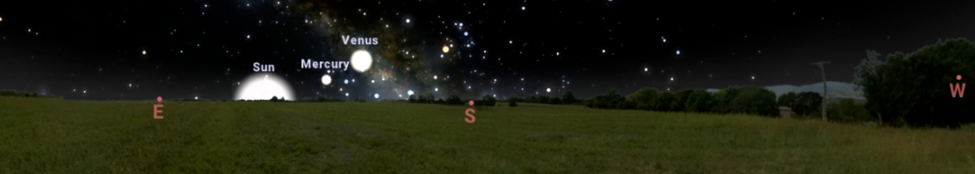 Szereted a kihívást? – Figyeld meg a Merkúr és a Mars együttállását!