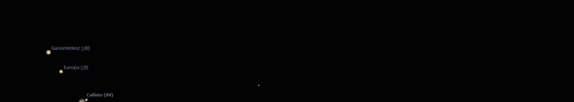 Égi randevú: a Jupiter és az Uránusz látványos párosa a kora esti égbolton