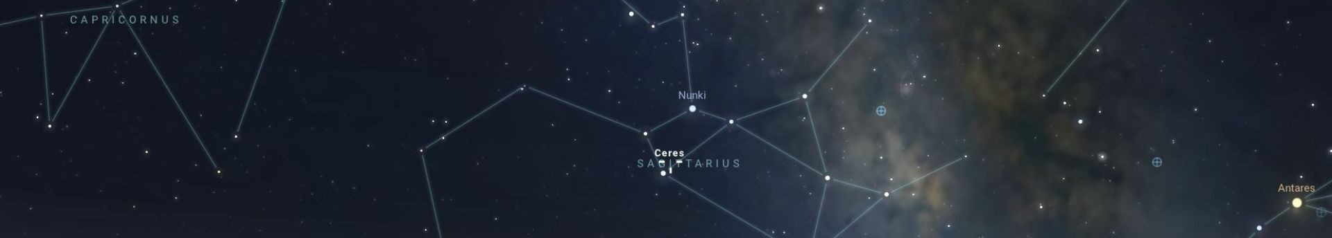 Július 5-éről 6-ára virradó éjszakán lesz a (1) Ceres törpebolygó oppozíciója, ezekben a napokban lesz a Földhöz a legközelebb és lesz számunkra a legfényesebb is. 