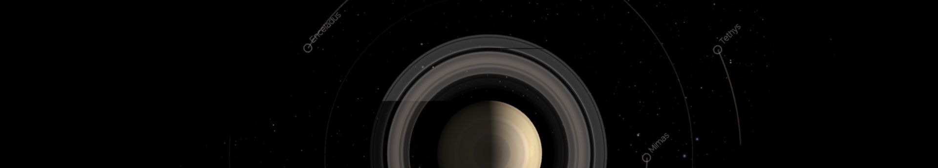 A Tethys elfedi az Enceladust