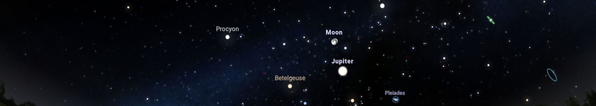 Egyenes az égen: egy vonalba ér a Hold, a Jupiter és az Aldebaran