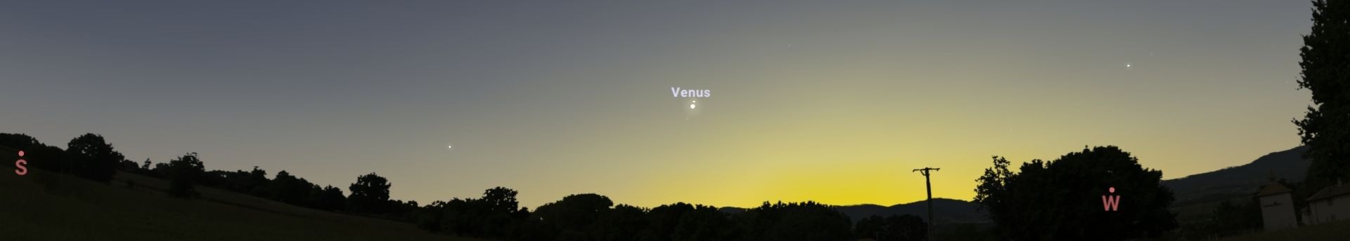 Szoros együttállásban a Vénusz és a Szaturnusz, a legfényesebb és leghalványabb szabadszemes bolygó