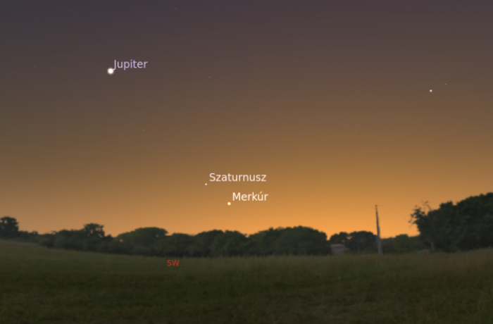 A Merkúr januári estéken visszasettenkedik az égre!