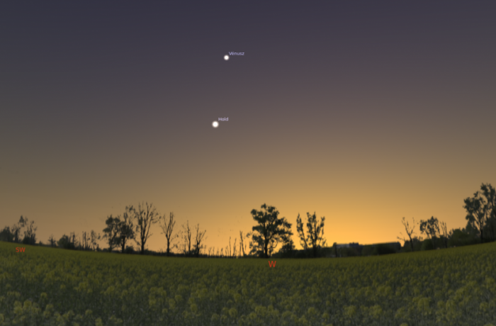 Félidőbe ért a Vénusz!