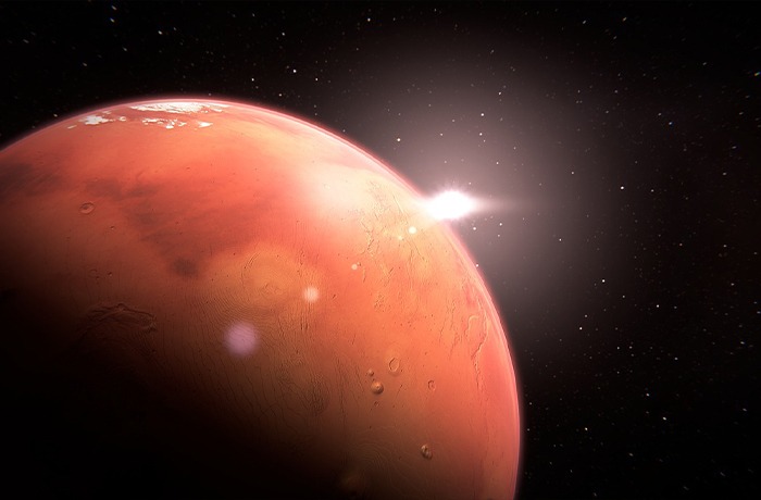 A Mars találkozója az Ikrek csillagrengetegével: A vörös bolygó és a Messier 35 halmaz együttállása