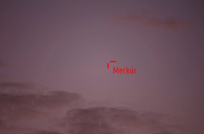 Merkúrunk ránk mosolyog a kék nappali égről!