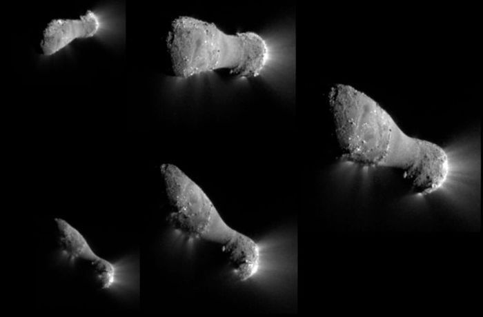 Üstökös az Androméda csillagképben