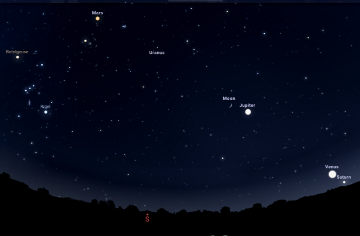 Csillagos eget átívelő hatalmas Bolygóvonat 