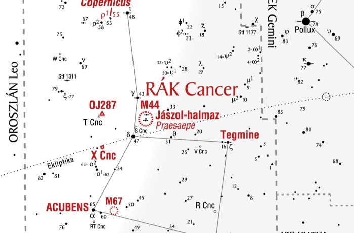 Az állatöv halvány ollózója: mese a Rák csillagképről  