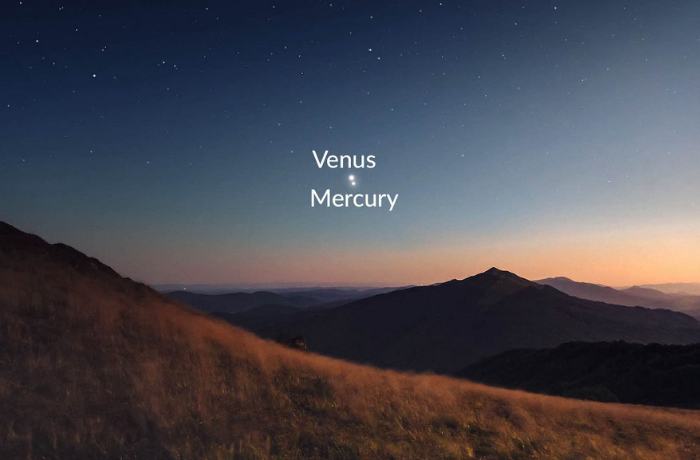 Napfényben úszik a Vénusz és a Merkúr