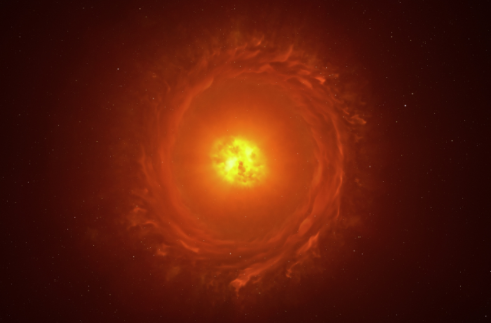 Sárga hiperóriássá válhatott az egyik legnagyobb csillag