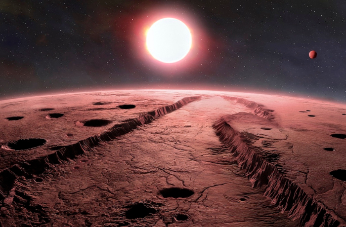 Végre beigazolódott: négy apró exobolygó kering a Barnard-csillag körül!