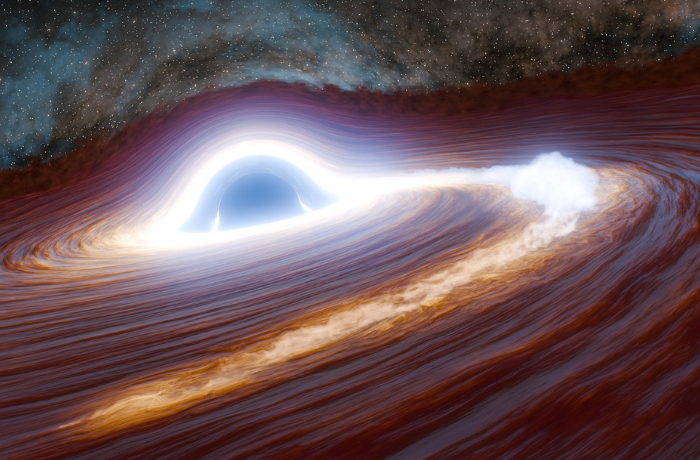Neutrínókat hozhatnak létre a fekete lyukak felvillanásai