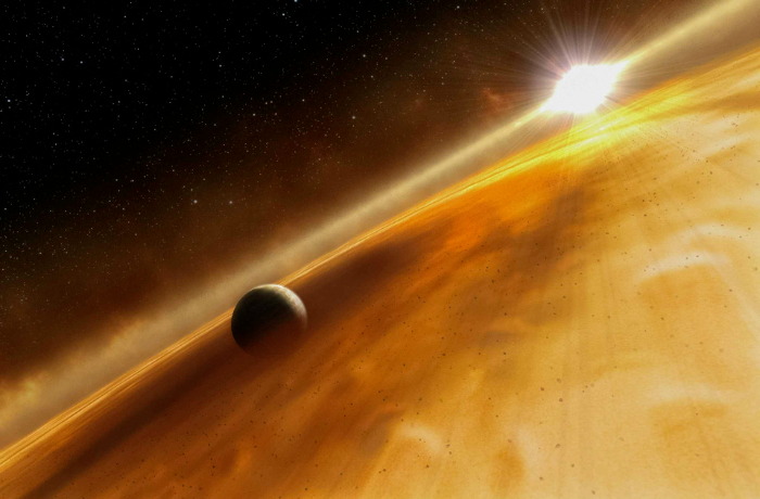 A Jupiterhez hasonló exobolygó kering elnyúlt pályán egy közeli csillag körül