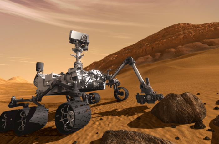 Színes világító felhők a Marson