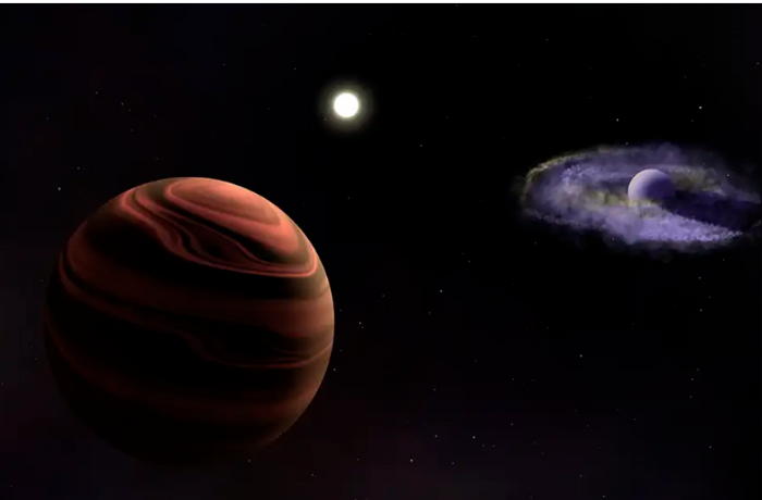 Szilikátfelhők és poros korong egy exobolygó-rendszerben