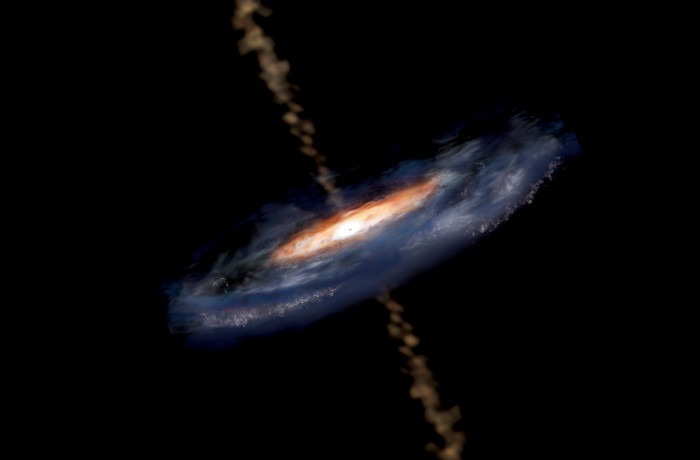 Kvazár, lenn délen