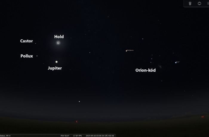 Különleges égi alakzat, amelyet a holdsarló tesz majd teljessé