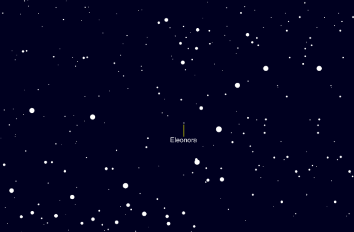 Megfigyelésre alkalmas kisbolygó: oppozícióban a (354) Eleonora