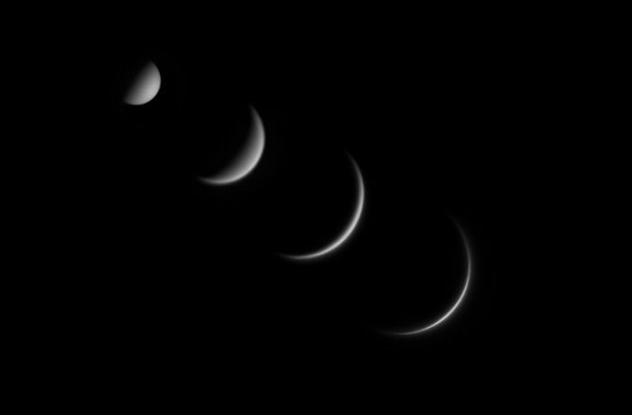 A Vénusz találkozása a Királykobra halmazzal a hajnali égbolton