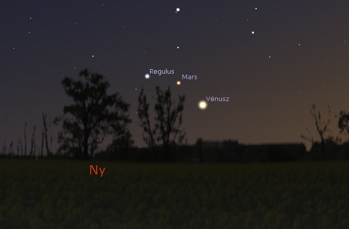 A VÉNUSZ ÉS A MARS AZ OROSZLÁNT NÉZI