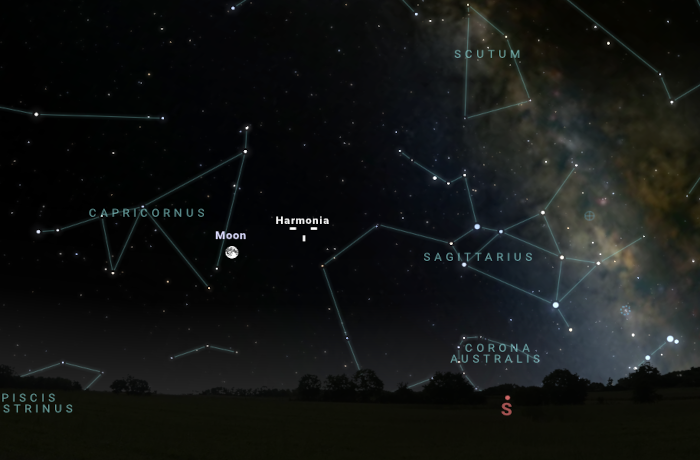 Újabb kisbolygó-oppozíció: a Harmonia hajnala