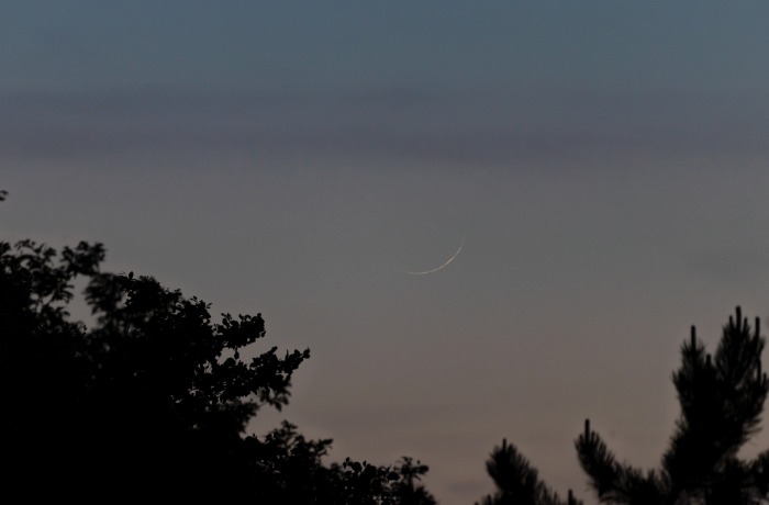 Célkeresztben a Vénusz és a hajszálvékony holdsarló