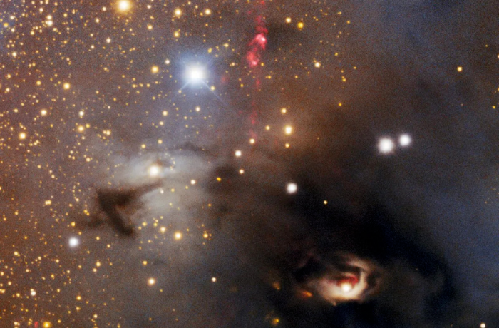 Csillag születik! - A kutatók felfedeztek egy újszülött csillagokkal teli molekulafelhőt