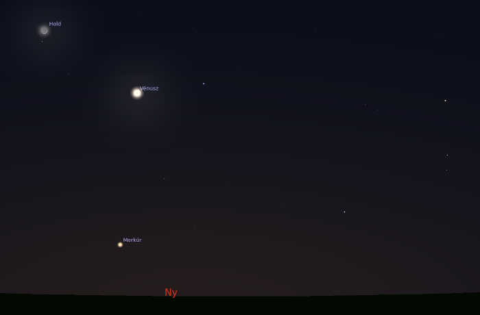 Virít a Vénusz: az Esthajnalcsillag együttállással köszönti a tavaszt