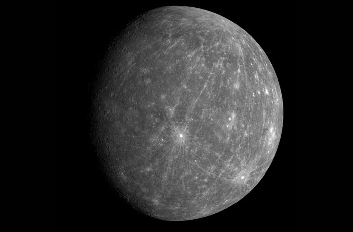 A Merkúr tündöklése a naplementében