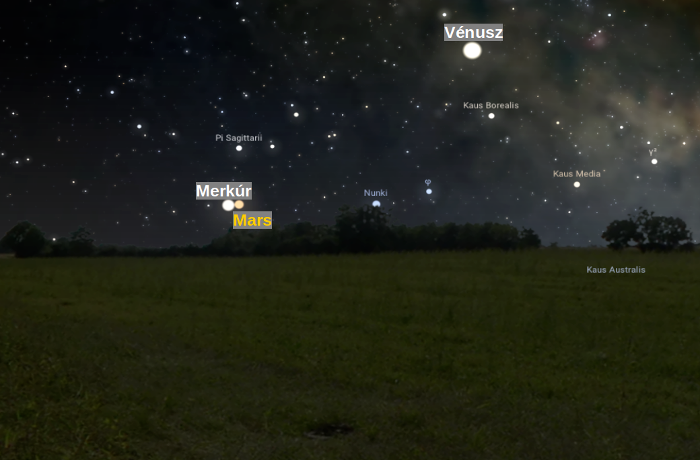 Szereted a kihívást? – Figyeld meg a Merkúr és a Mars együttállását!