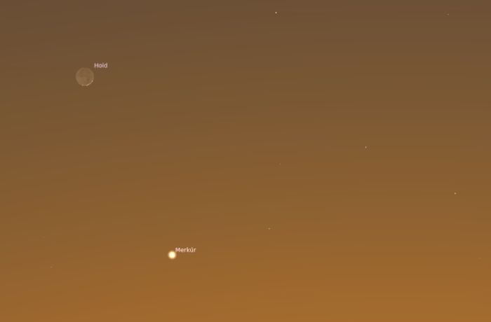 Márciusi Merkúr-les: a Naprendszer belső bolygója együtt áll a Holddal