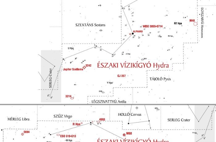 Az égen tekeredő vízi kígyó: a Hydra története