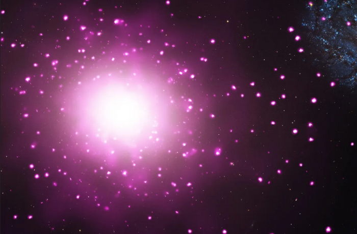 Szupernagy tömegű fekete lyuk egy "minigalaxis" szívében