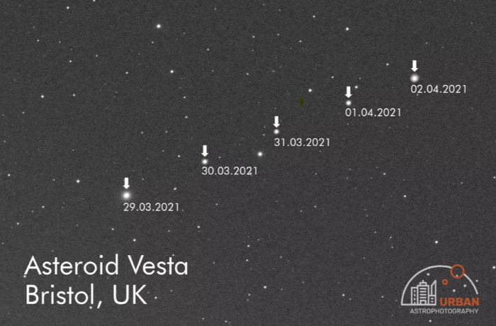 A (18) Melpomene nevű aszteroida oppozícióba kerül március végén!