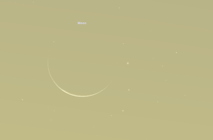 Rekordvékonyságú holdsarlók a hajnali égen!