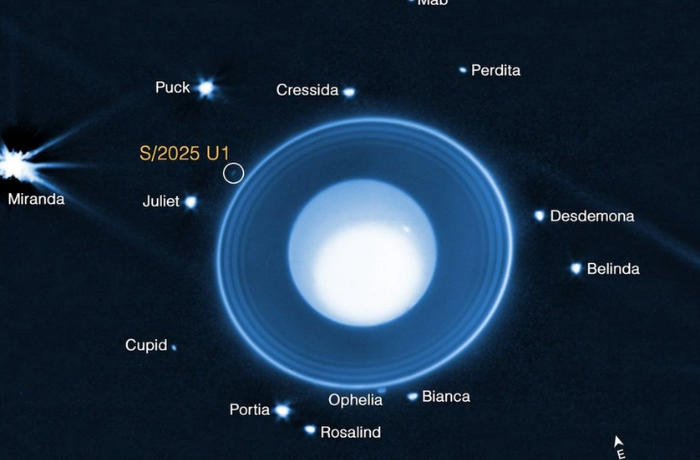 Kis hold az Uránusznak, nagy felfedezés a csillagászoknak!  - Új Uránusz-holdat fedezett fel a James Webb-űrtávcső