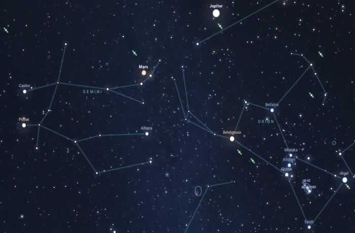 Itt van a Mars, itt van újra, s együtt is áll kétszer is