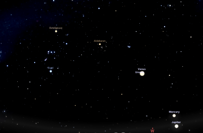 A kirobbanó tavasz mellett egy csodálatos bolygórománcnak is örülhetünk - Az ékes Vénusz és a sejtelmes Uránusz most igazán közel kerülnek egymáshoz!