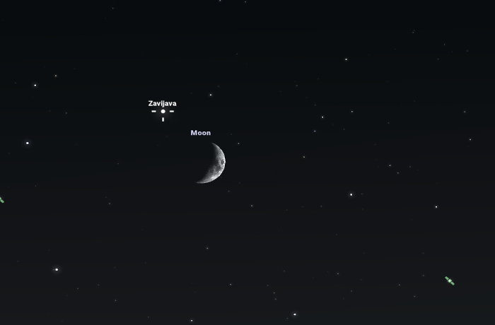Zavijava a javából! – A Hold és a Zavijava együttállása