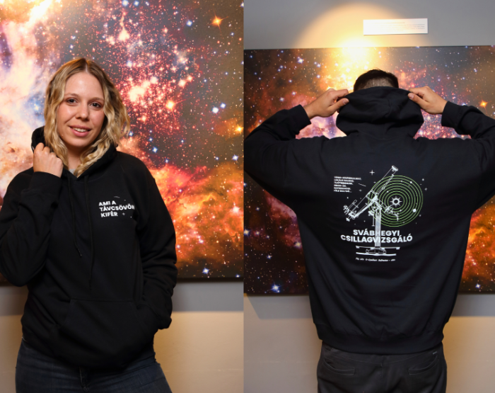 Kapucnis pulcsi fekete